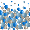 blauwe ballonnen
